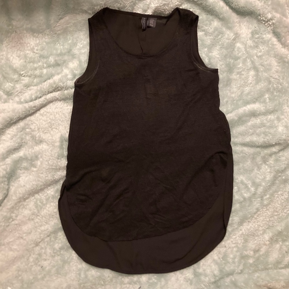 Paraphrase Black Tank Top Size XS